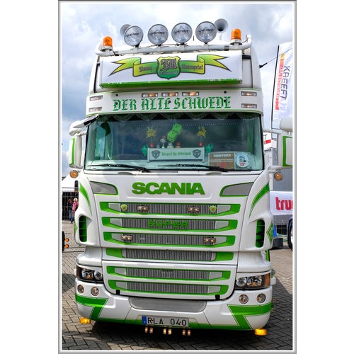 Zonneklep voor Scania 4-Serie Highline | Type 3D | 7 Lampgaten