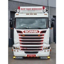 Zonneklep voor Scania Streamline 2013+ Topline | Type 2D | Vlak | 5 Lampgaten
