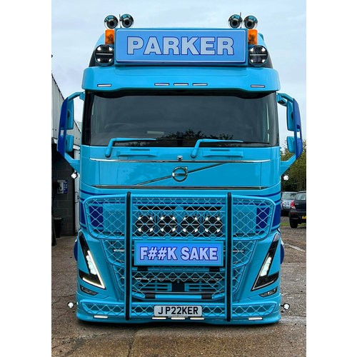 Sunvisor for Volvo FH4/4B with FWC-Camera | Type 3 | 5 Bottom Lightholes