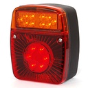 3-Kamer Achterlicht voor Trailer 12-24V