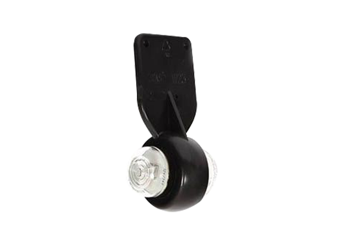 Eyeball LED Position Light | Red + White | Flat Arm