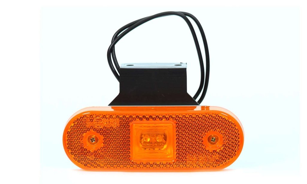 LED Positielicht met Reflector & E-Keur 12-24V - Oranje