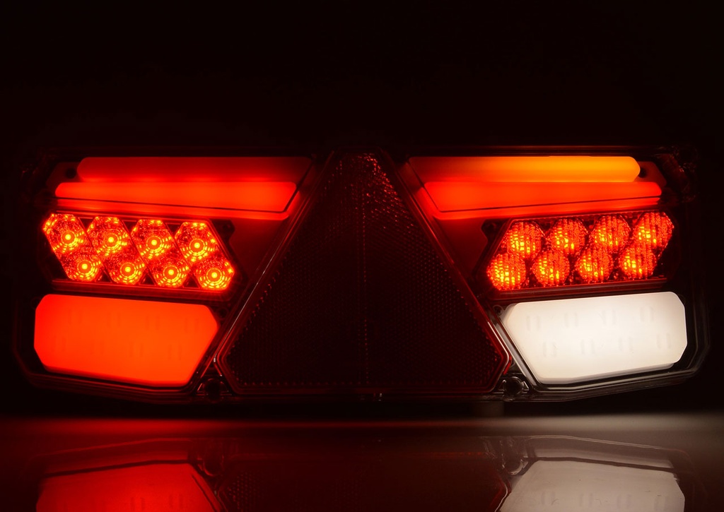 5-Kamer LED Achterlicht voor Trailer 12-24V | Links