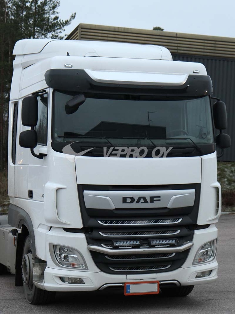 Zonneklep voor DAF XF Space Cab 2017+ Incl. Montagebeugels