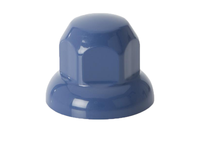 20-Pack Plastic Wheel Nut Covers Blue | Ø32mm