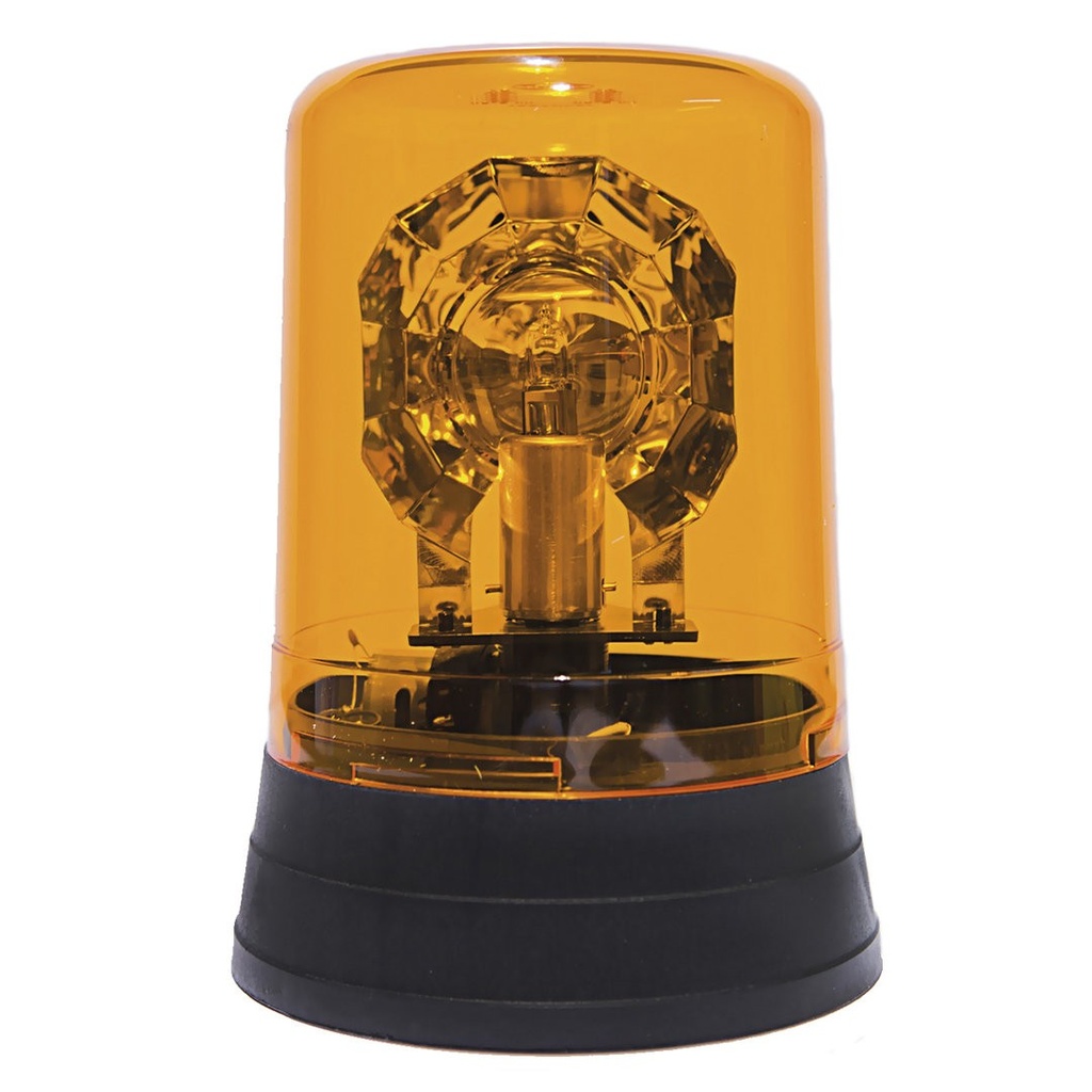 Dasteri Zwaailamp 24V met Oranje Lampglas