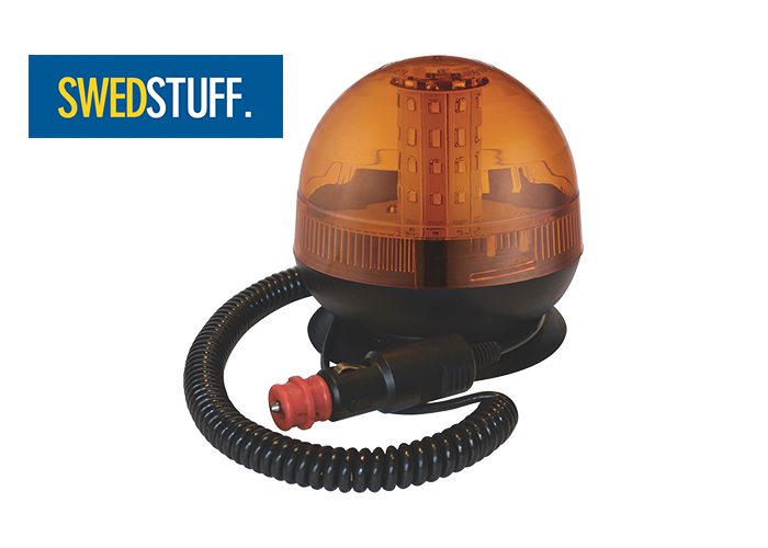 Swedstuff Zwaailamp Ø128mm | Magneetmontage + Adapter Sigarettenaansteker