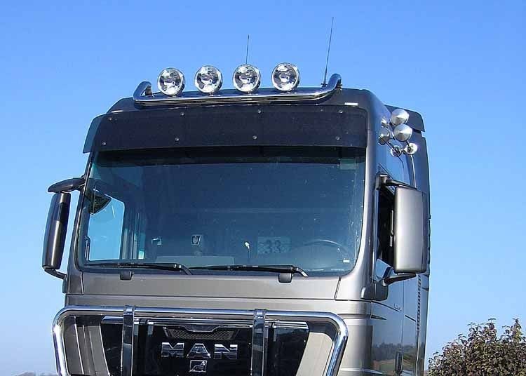 Metec Stainless Steel Roof Light Bar for MAN XXL / XLX Cabs