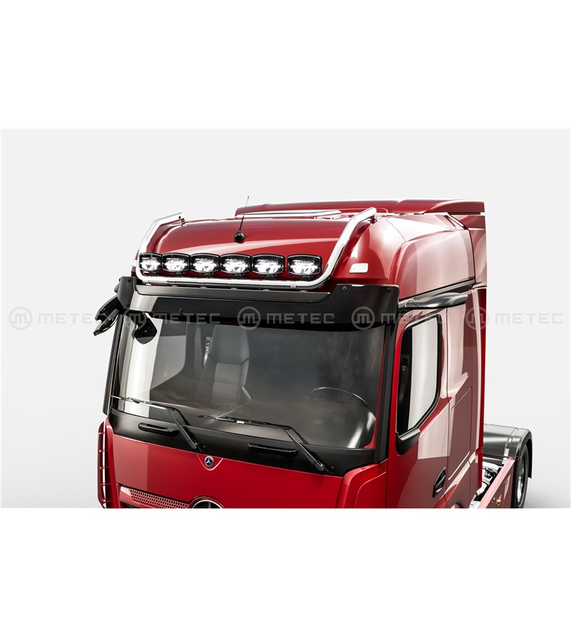 Stainless Steel Roof Light Bar for Mercedes Actros MP4 BigSpace