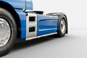 Metec Sidebars voor MAN TGX Euro 6 | Wielbasis 3600mm | 5 Oranje LEDs