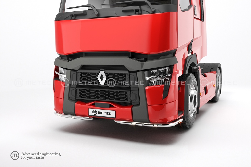 Metec Lobar voor Renault T-Serie | Hoeken L/R | 4 Witte + 2 Oranje LEDs