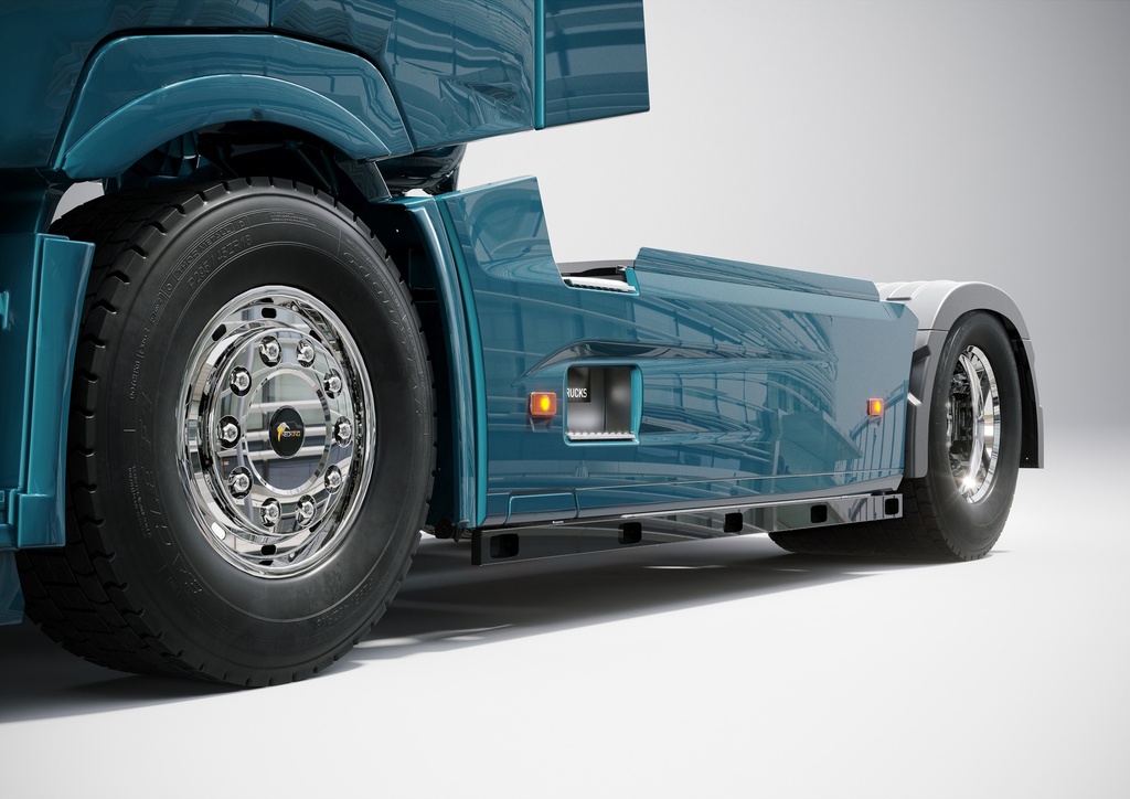 Old School Sidebars - Renault T-Serie - Radstand 3.800mm (ohne Leuchten & Kabel)