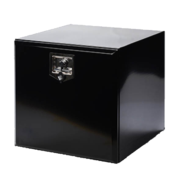 Toolbox Black Powdercoated Steel - 500x500x550mm