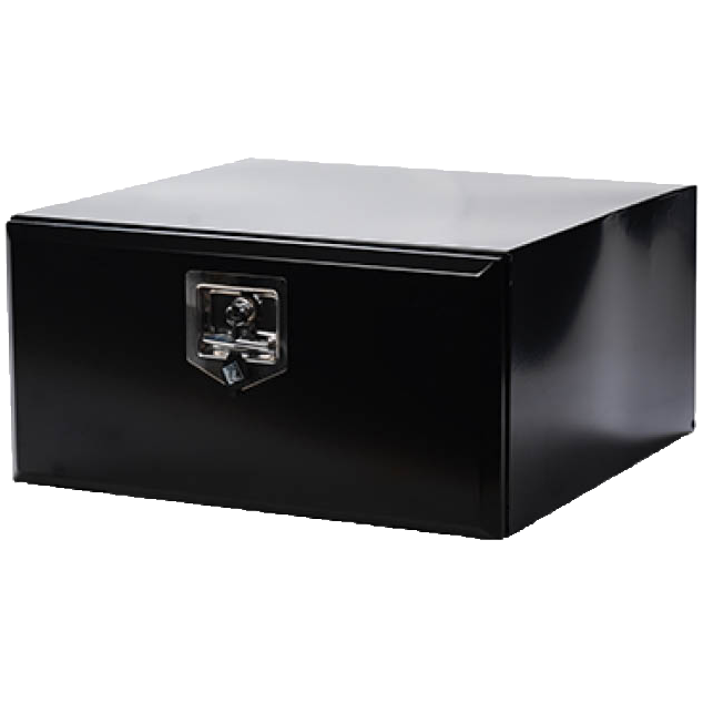 Toolbox Black Powdercoated Steel - 600x400x450mm