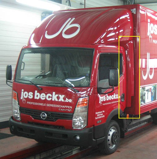 Sidefenders for Nissan Cabstar / NT400