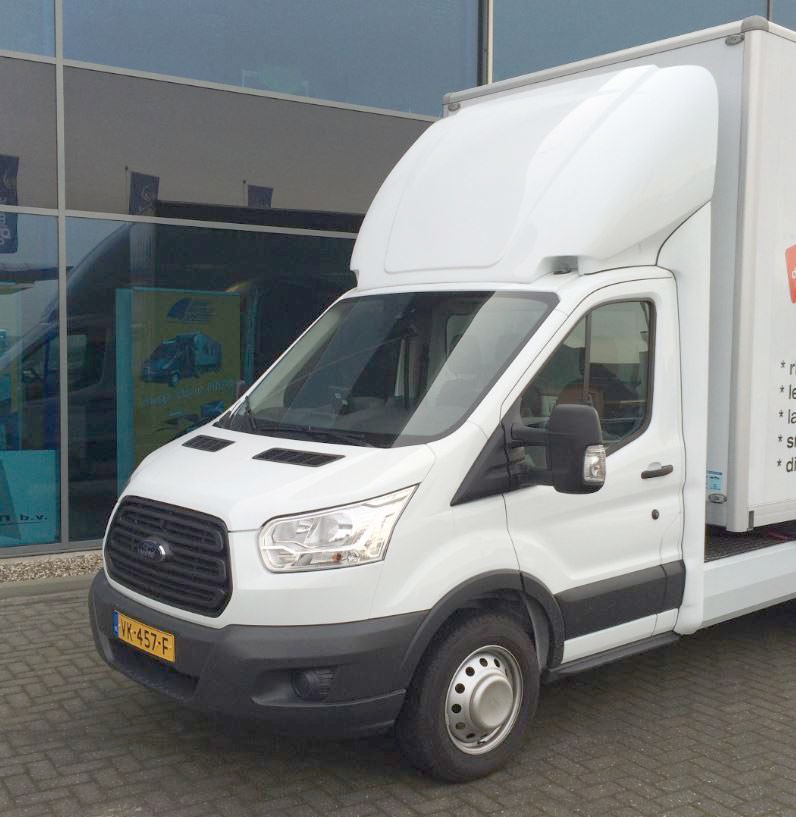 3D SPOILER VOOR FORD TRANSIT 2014+ | Hoogte 100cm