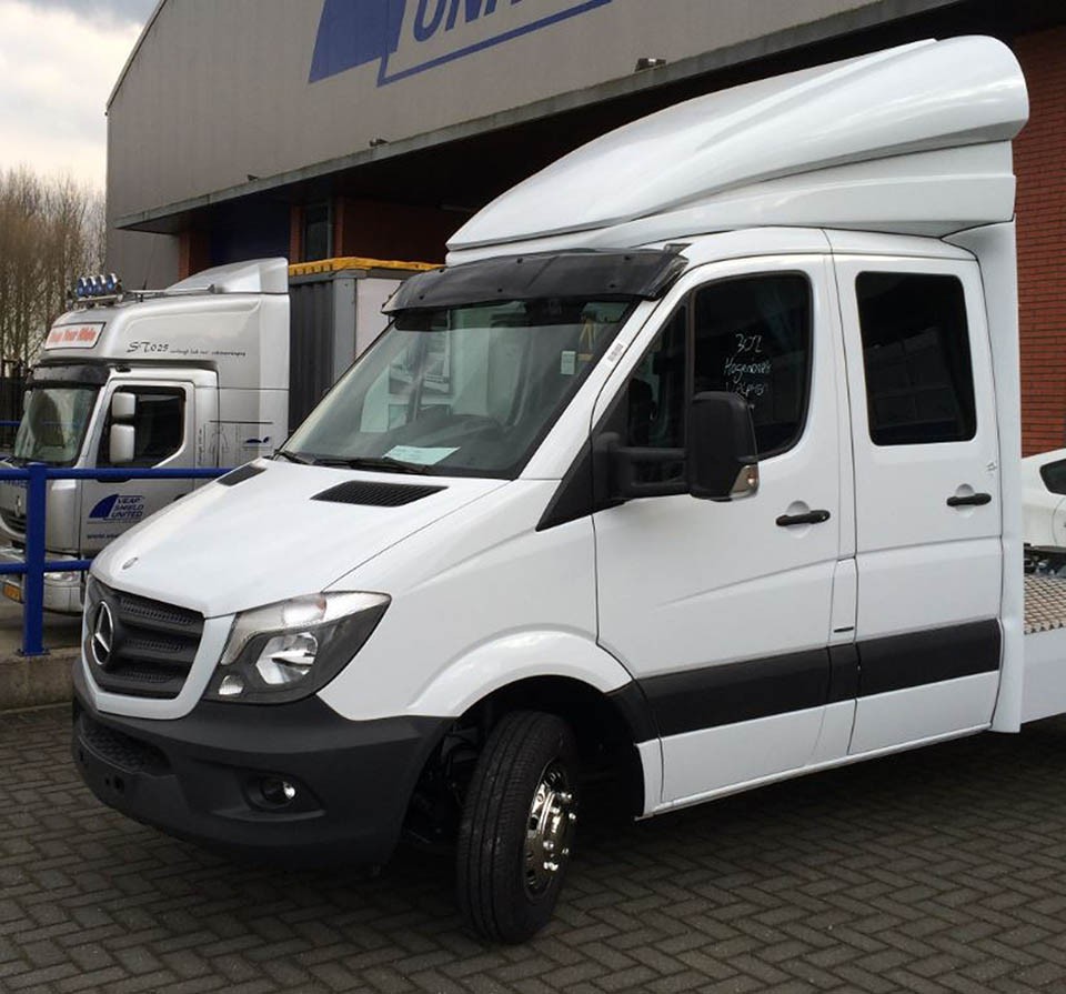 3D Adjustable Spoiler for Mercedes Sprinter Double Cab 2006+ | Height 65-95cm