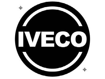 Round Hub Cap Logo "Iveco" | Ø 70mm