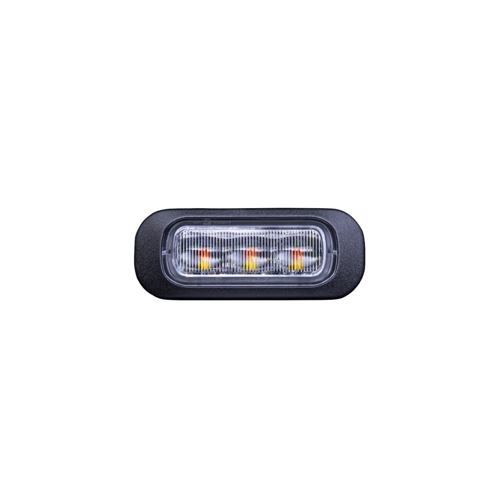Dark Knight LED-flitser 3-LED Oranje - Heldere Lens