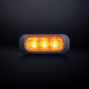 Dark Knight LED-flitser 3-LED Oranje - Heldere Lens
