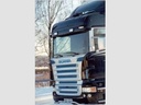 Acrylic Screen for Sunvisor Scania 4 + R-series Topline with Lampholes for 2 Position Lights & 2 Headlights