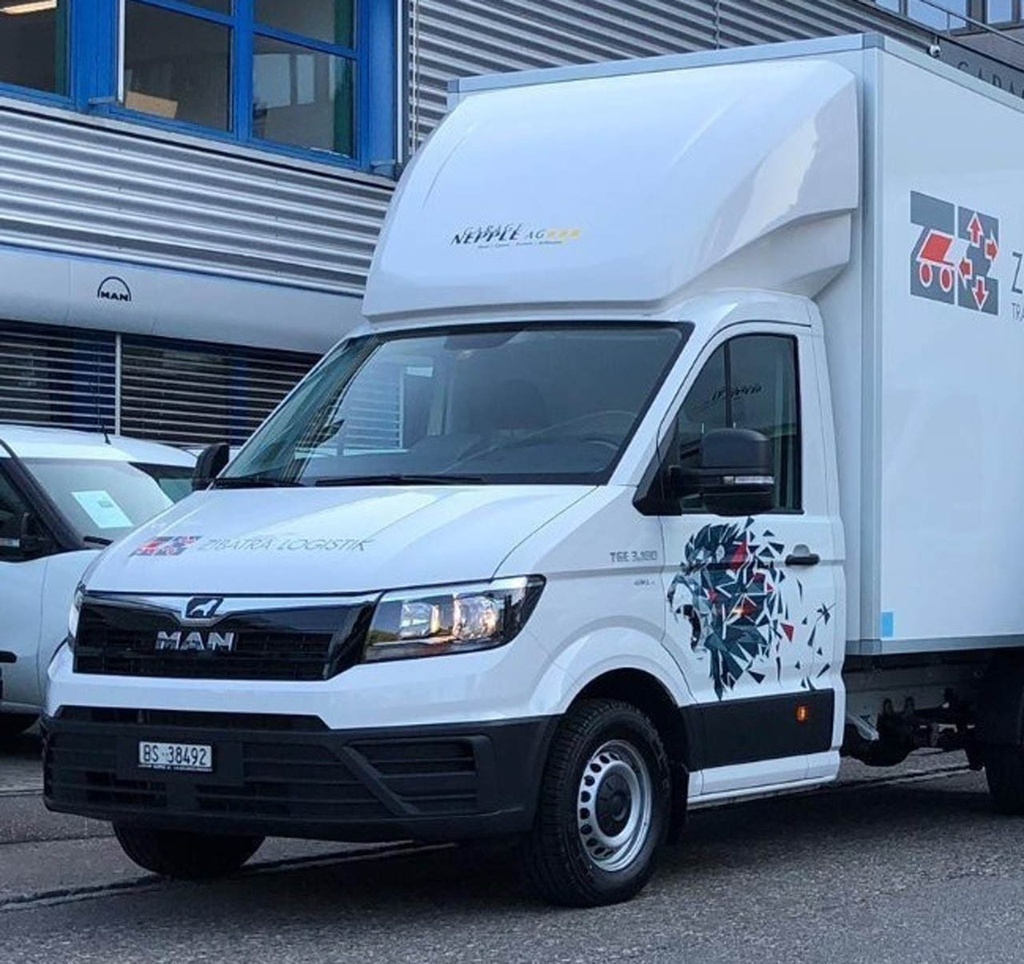 3D Spoiler for Volkswagen Crafter / MAN TGE 2017+ | Height 85cm