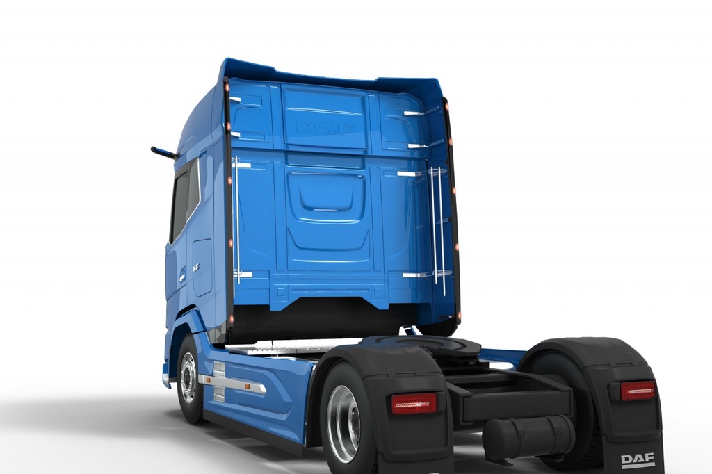 Stainless Steel Light Strips for Side Spoilers DAF XG/XG+ | Black