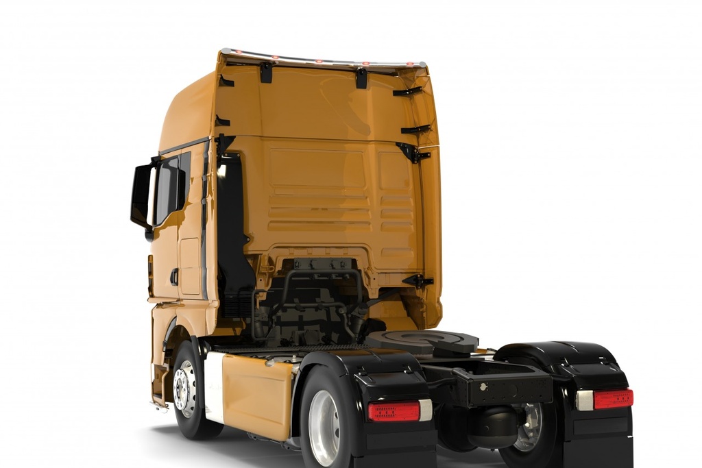 RVS Lichtstrip voor Dakspoiler MAN TGX GX