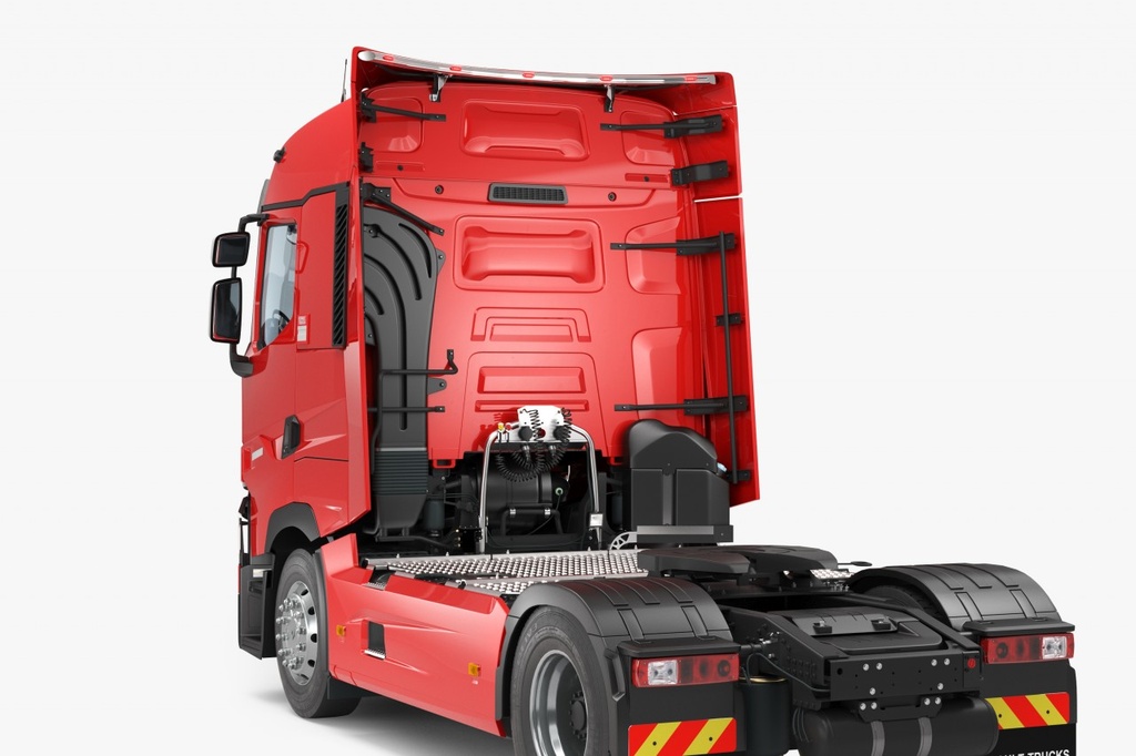 RVS Lichtstrip voor Dakspoiler Renault T-Serie met Hoog Dak