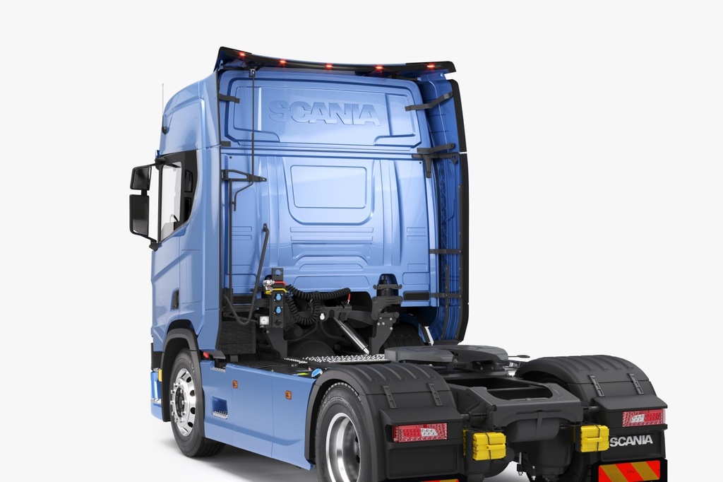 RVS Lichtstrip voor Dakspoiler Scania NextGen R-Serie | Zwart