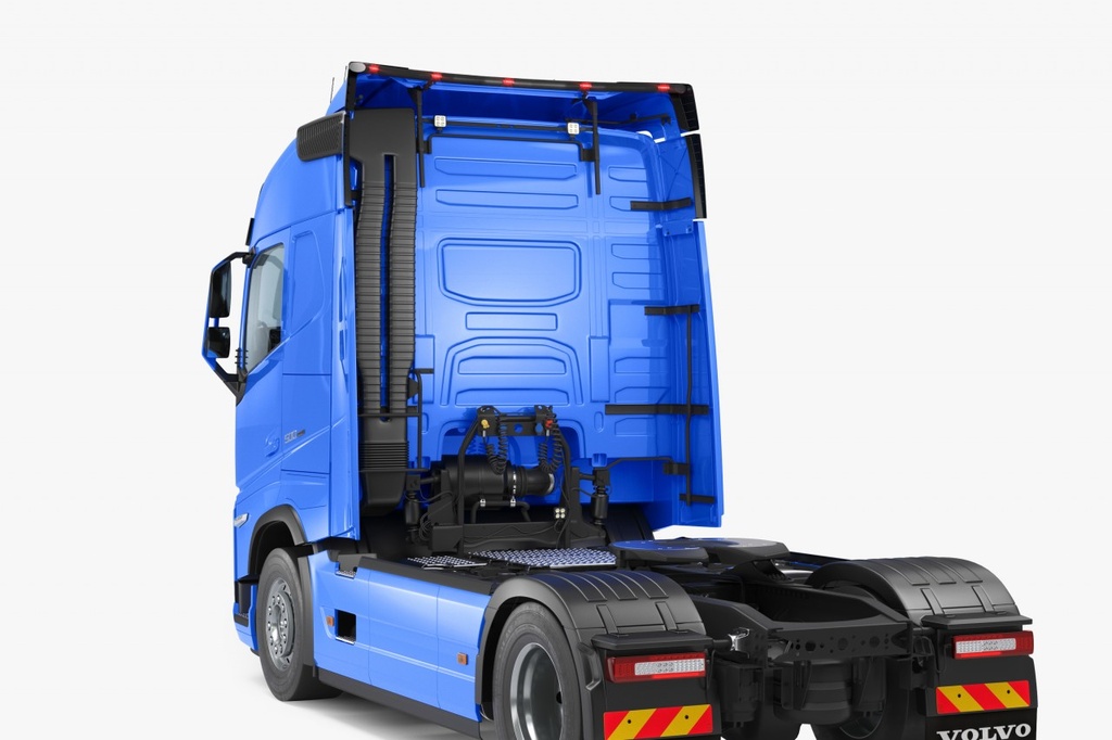 RVS Lichtstrip voor Dakspoiler Volvo FH4B & Aero | Zwart