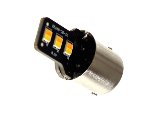 [46350300AW] BA15s Dual Color (Oranje/Xenon white) - Set 2 pcs