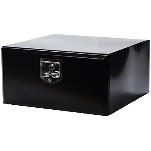 [47166056] Toolbox Black Powdercoated Steel - 600x300x600mm