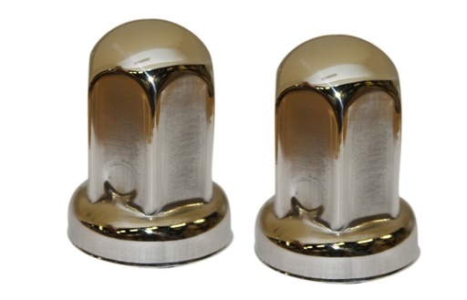 [31Z00833] 20-Pack Stainless Steel Wheel Nut Covers | Ø33mm - 65mm High