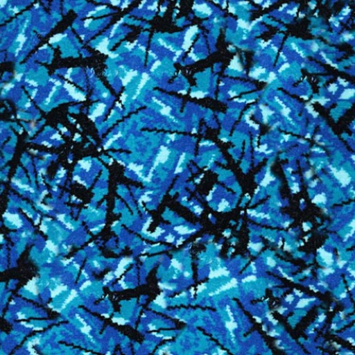 [44050091] Deense Pluche Per Lopende Meter | Blauw