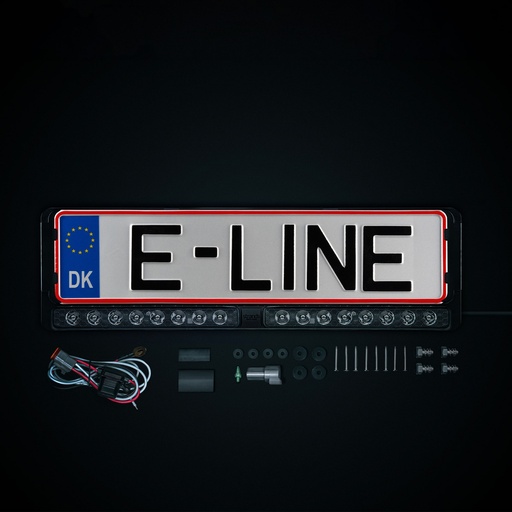 [5809139] Nuuk E-Line Duo DK LED Kentekenverlichting