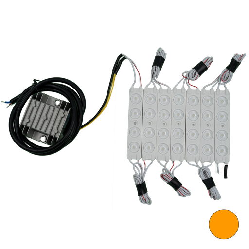 [183-LED125A] LED-Paneel voor IllumiLed Lichtbak 125cm | Oranje LEDs