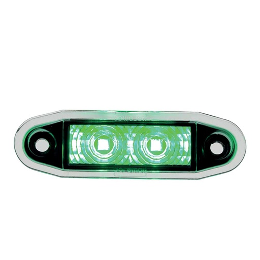 [46354500-G] Boreman Easy Fit LED Position Light | Green