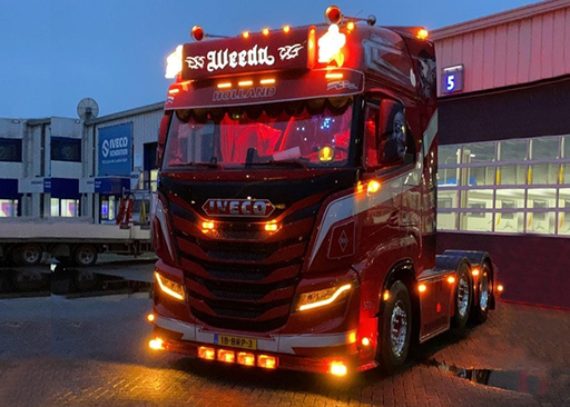 [463240990] DRL LED Units voor Iveco S-Way | Oranje