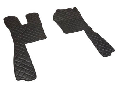 [9541xxLBMxx] Floor Mats Leather Look