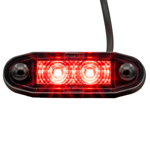 [46354500-RS] Boreman Easy-Fit LED Positielicht | Rood met Smoke Lens