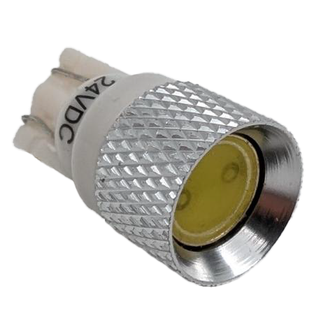 [4635011-W] T10 Strobe Light Dual Function - Set of 2 Pieces | White