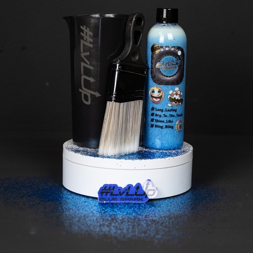 [50310005] LvLup - Tireshine 250ml - Blue Glitter Edition
