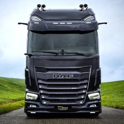 [2DFOSNGD2LED] Bumper Spoiler for DAF NGD XF/XG/XG+ | Type 1 | 2 Lightholes