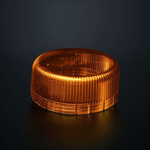 [5905000A] Amber Lens for Black Raven Pharos LED Beacon