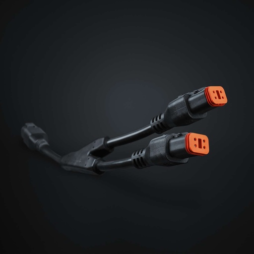 [5907001] Strands PRO DT-4PIN to 2 x DT-4PLUG Splitter