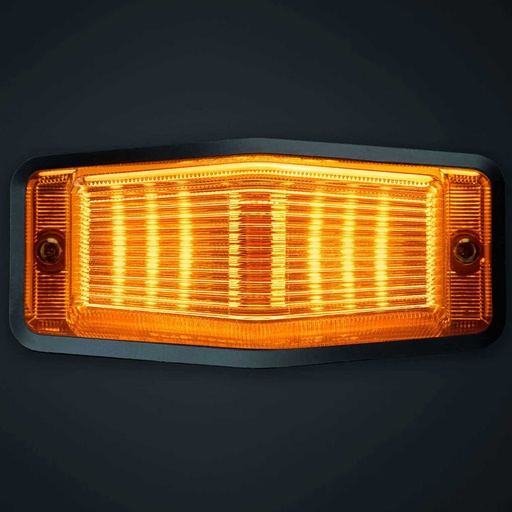 [5850458A] IZE LED Amber Double Burner | Amber Lens