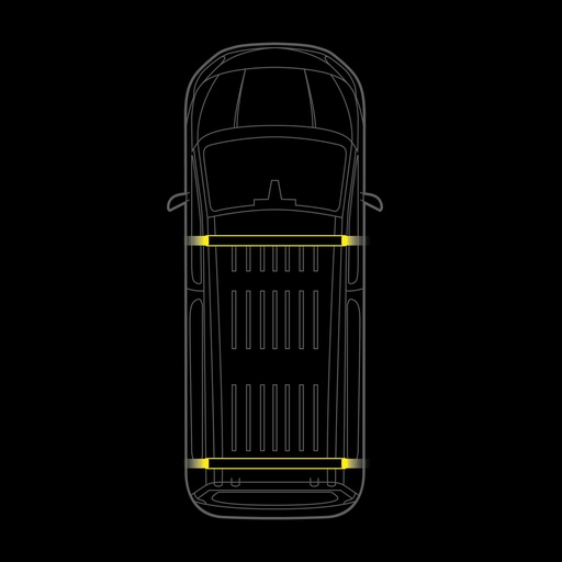 [5RRS5250240] Cruise Light C-rack for KIA PV5 - 2 Racks / 4 Endcaps