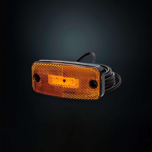 [5810130-10] LED Side Marker Light 12-24V + 10m Cable - Amber