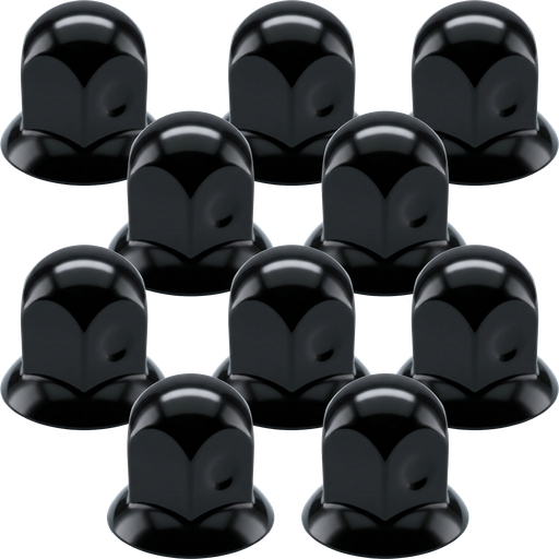 [31101421B] 10-Pack RVS moerdoppen 33mm - Black Edition